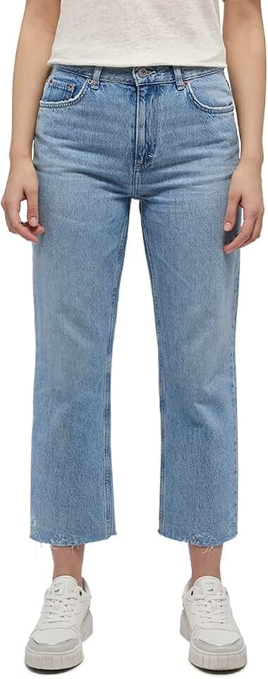 MUSTANG Damen Jeans Hose Style Brooks Straight 7/8
