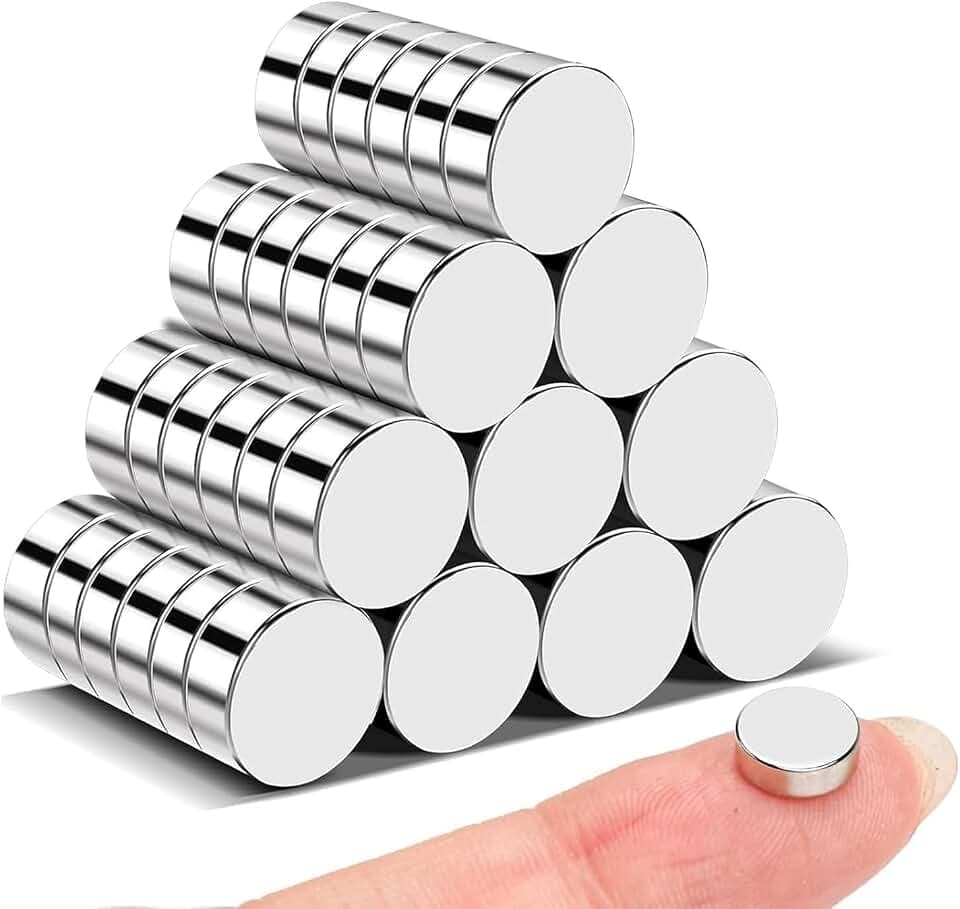 Delaga 80 Stück N52 Magnete, 8x3mm Kleine Magnete