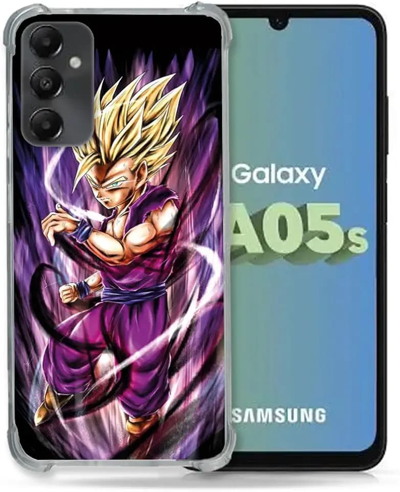 Verstärkte Schutzhülle für Samsung Galaxy A05S, Manga Dragon Ball Sangohan, Violett
