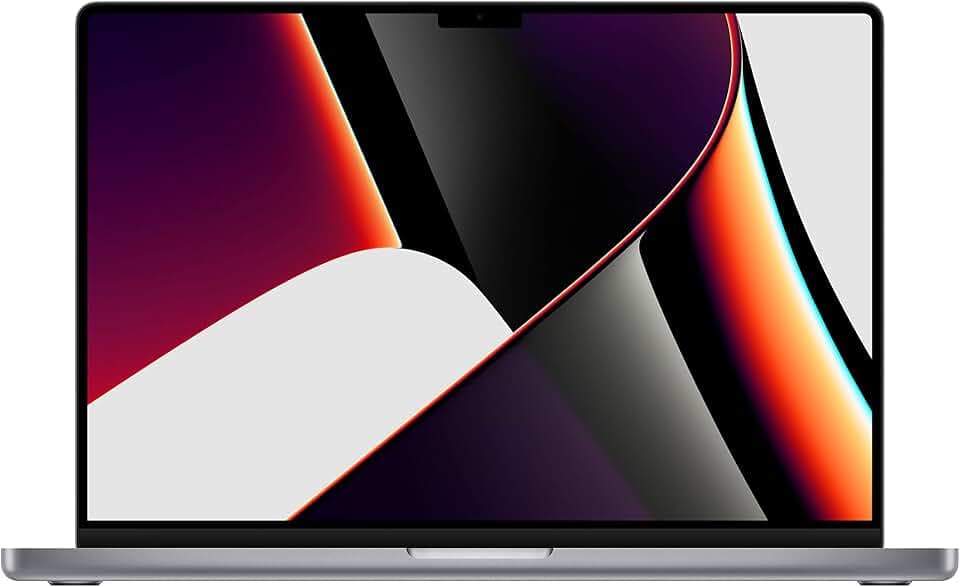 Apple MacBook pro (16 Zoll, Apple M1 Pro-Chip mit 10-Core CPU und 16-Core GPU, 16GB RAM, 1TB SSD) Space Grey