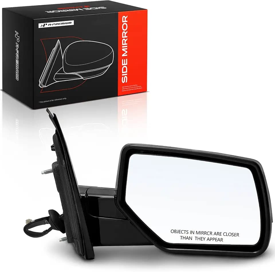 A-Premium Passenger Side Power Door Mirror Compatible with Chevrolet, GMC