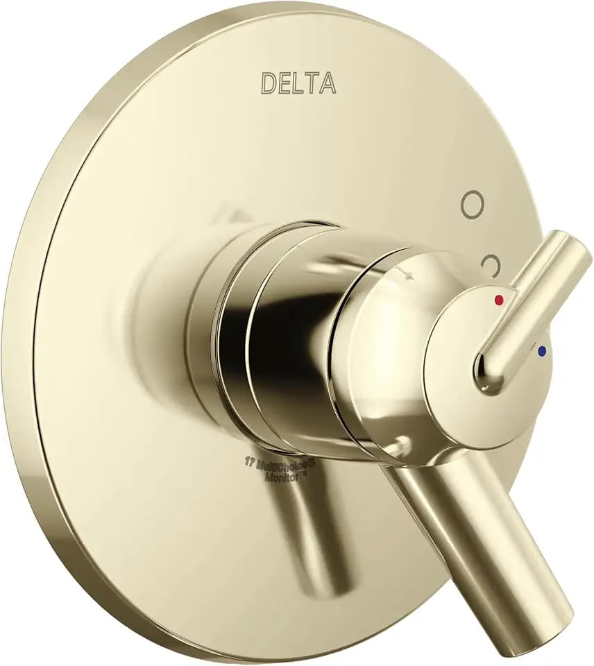 Delta Trinsic 17 Series Dual-Function Valve Trim Kit, Polished Nickel 2 Handle Set for Shower Faucet System, Polished Nickel T17059-PN (Valve Not Included)