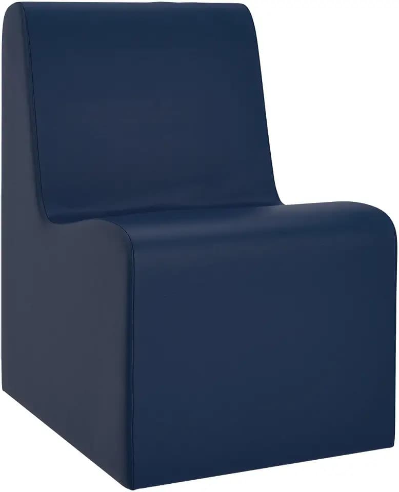 Children's Factory Kids Chair for Classroom, Size Large, Navy