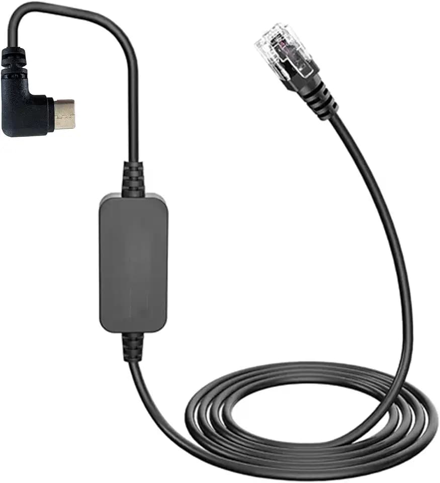 Radar Detector Power Cord Compatible with Uniden R8W R8 R7 RJ11 to USB-C