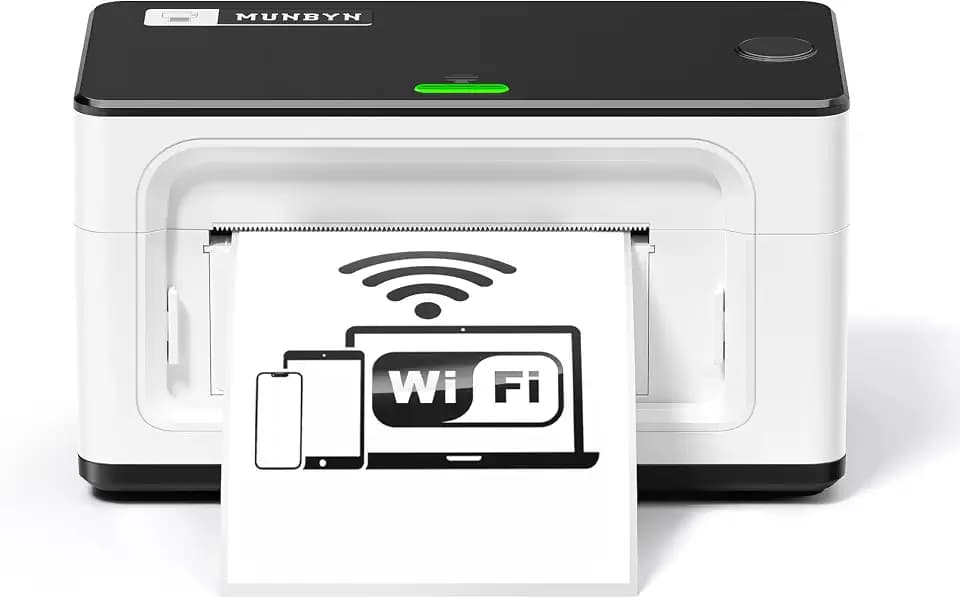 Wireless Wi-Fi Thermal Printer Shipping Label Printer Support AirPrint