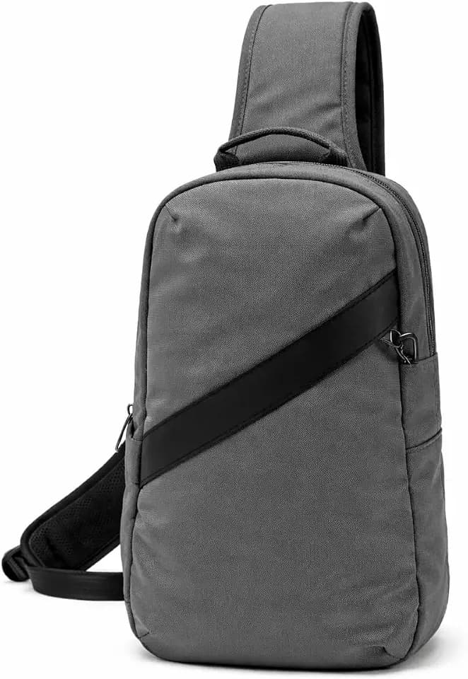 Anti-Theft Classic Crossbody Sling Bag, RFID-Blocking, Slash-Resistant with Locking Zippers for Travel & Everyday City Use