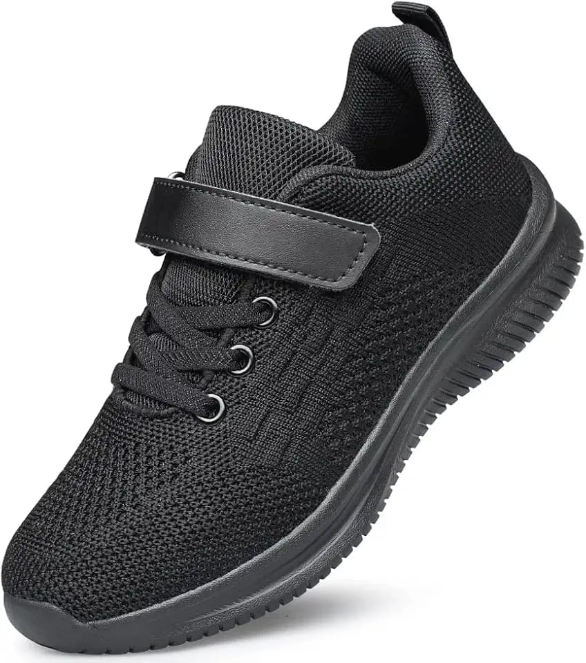 YHOON Boys Girls Shoes Kids Sneakers Breathable Athletic Running Tennis Shoes for Toddler/Little Kid/Big Kid