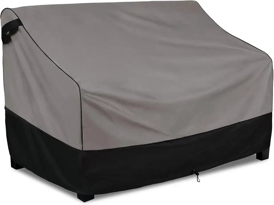 FORSPARK Outdoor Loveseat Patio Sofa Cover Waterproof, Fit 58x32.5x31 inch