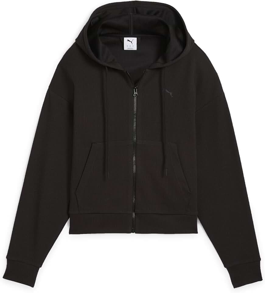 Puma Mädchen Her Comfort Crop Full-Zip Hoodie Hooded Sweatshirt (1er Pack)