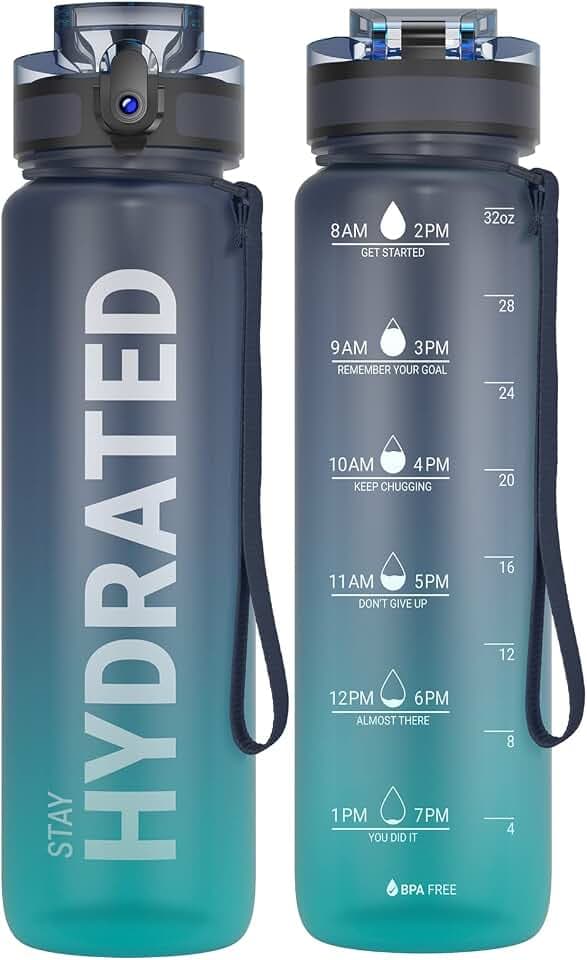 Sahara Sailor Trinkflasche, Tritan 1L/500ML/750ML Wasserflasche 1 Flasche