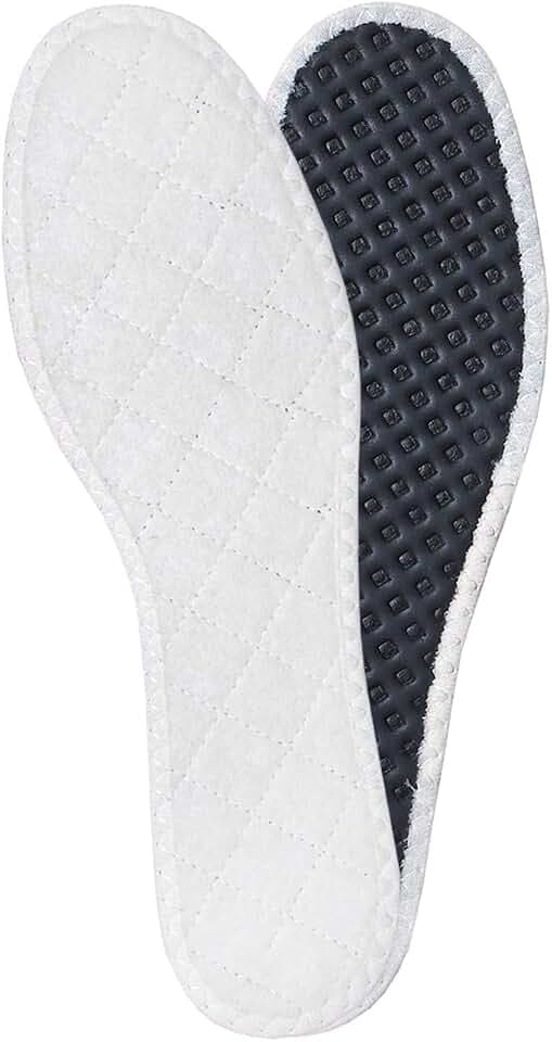 WINTERSOHLEN AUS 100% SCHURWOLLE mit isolierender Aluminiumschicht und Aktivkohle für Schuhe, Einlegesohlen für Damen und Herren, Schuheinlagen für den Winter von Kaps