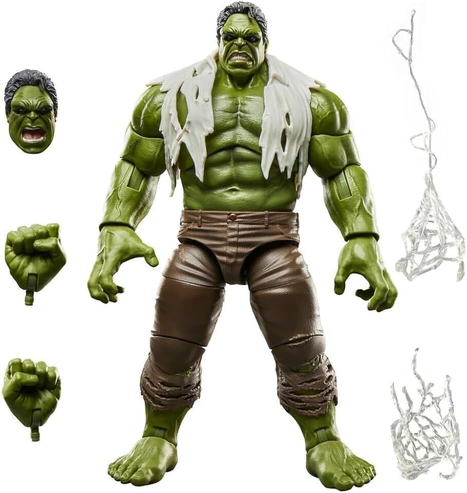 Marvel Legends Series Hulk, Spider-Man: Brand New Day Collectible 6-Inch Action Figure Set
