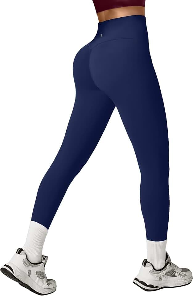 Heathyoga Scrunch Butt Lifting Leggings for Women Tummy Control No Front Seam Compression Leggings for Women Yoga Pants Women