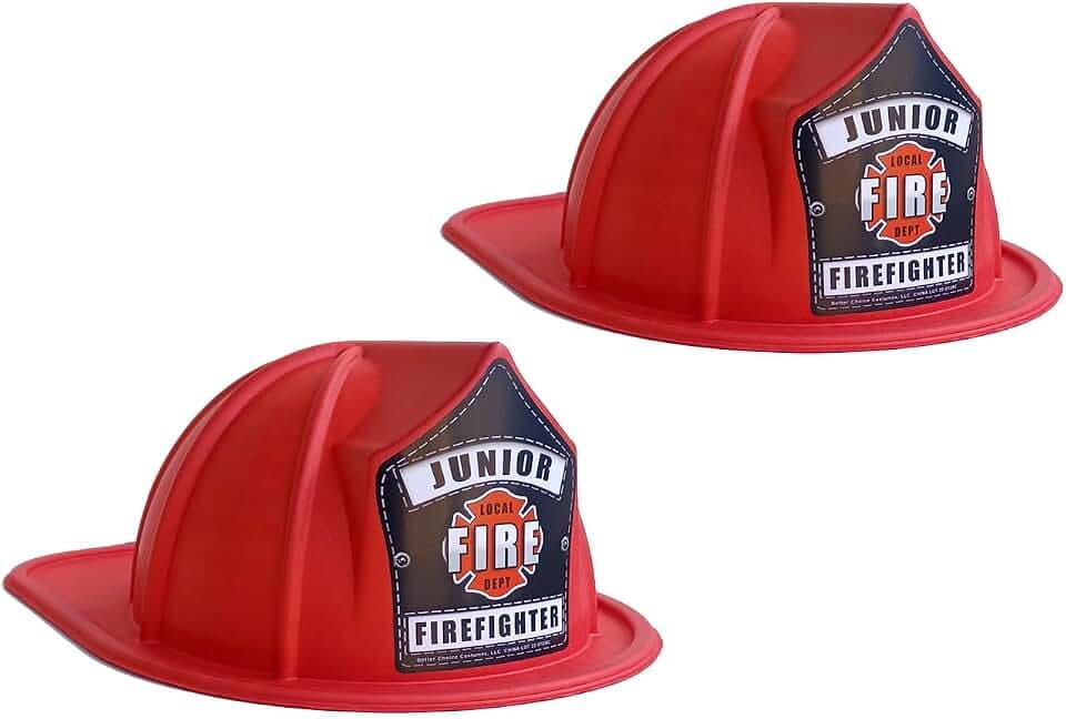 Not Plastic - Molded Paper Child Firefighter Hat, Party Supply, Costume Kid Fire Hat