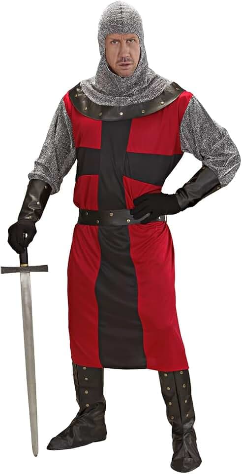 W WIDMANN MILANO Party Fashion - Ritter der dunklen Epoche Kostüm Set