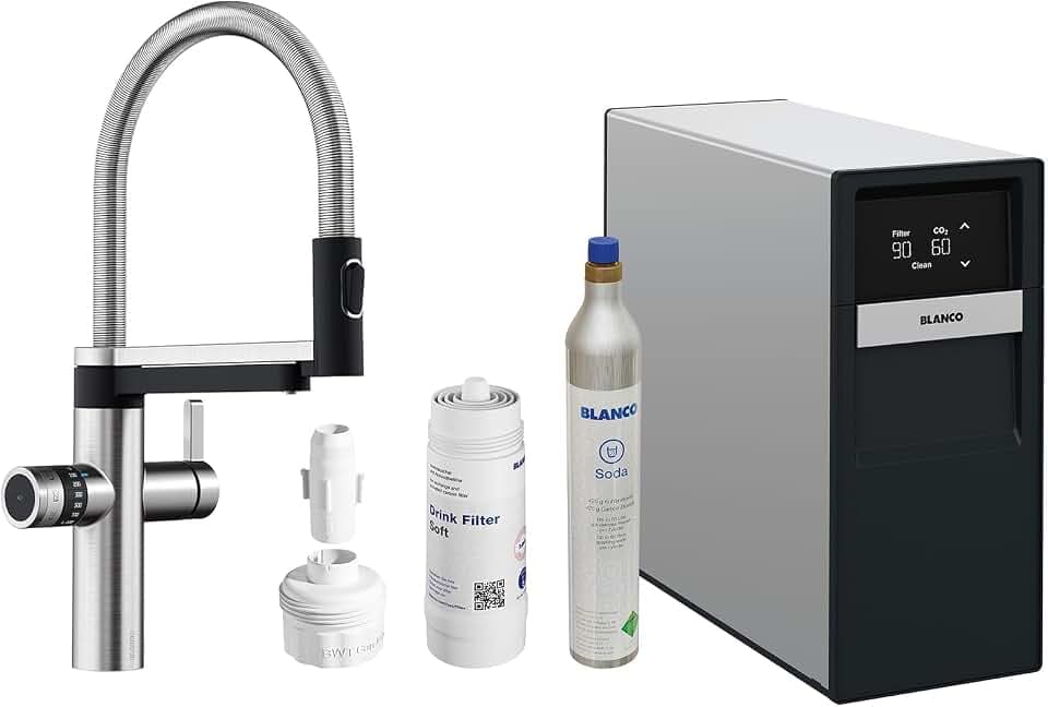 BLANCO drink.soda EVOL-S Pro PVD Steel | Multifunktionales