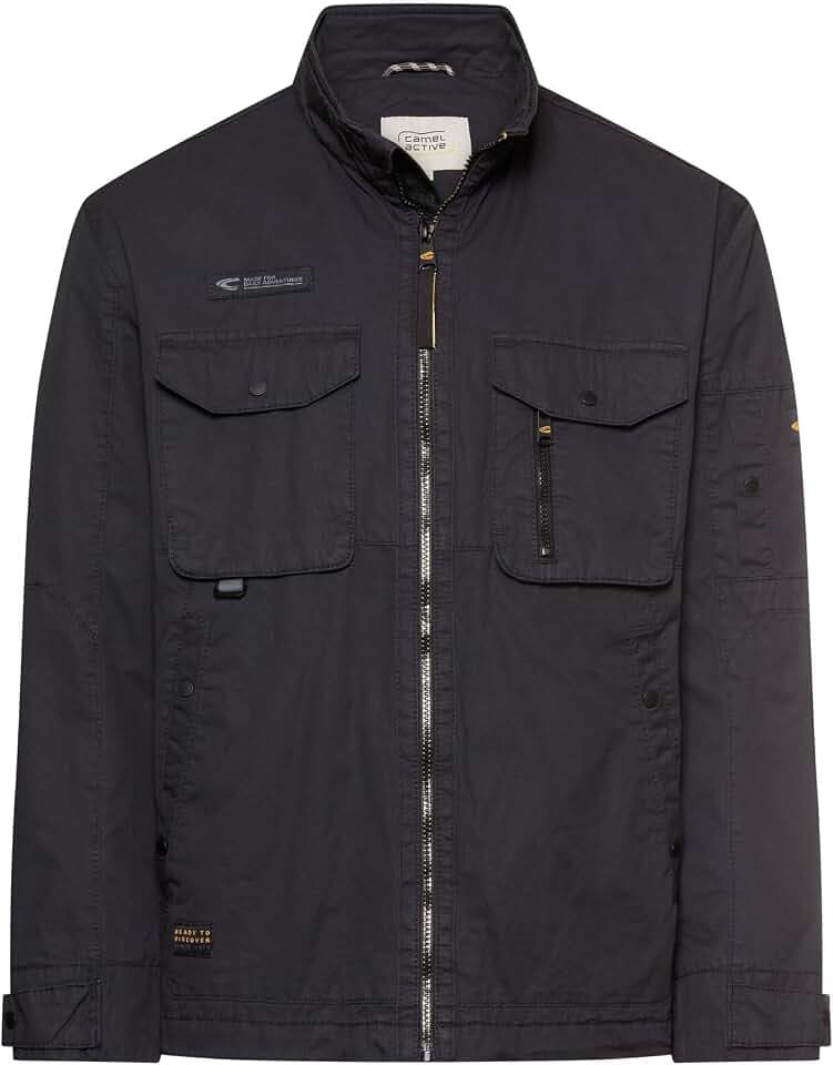 camel active Herren Blouson mit Stehkragen