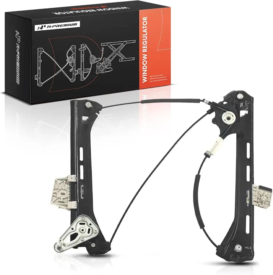 A-Premium Front Driver Side Power Window Regulator, Without Motor