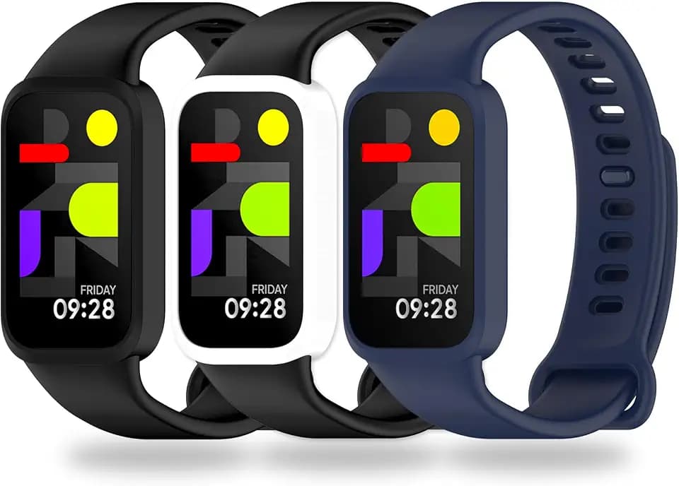 3-Pack Replacement Straps for Xiaomi Smart Band 9 Active