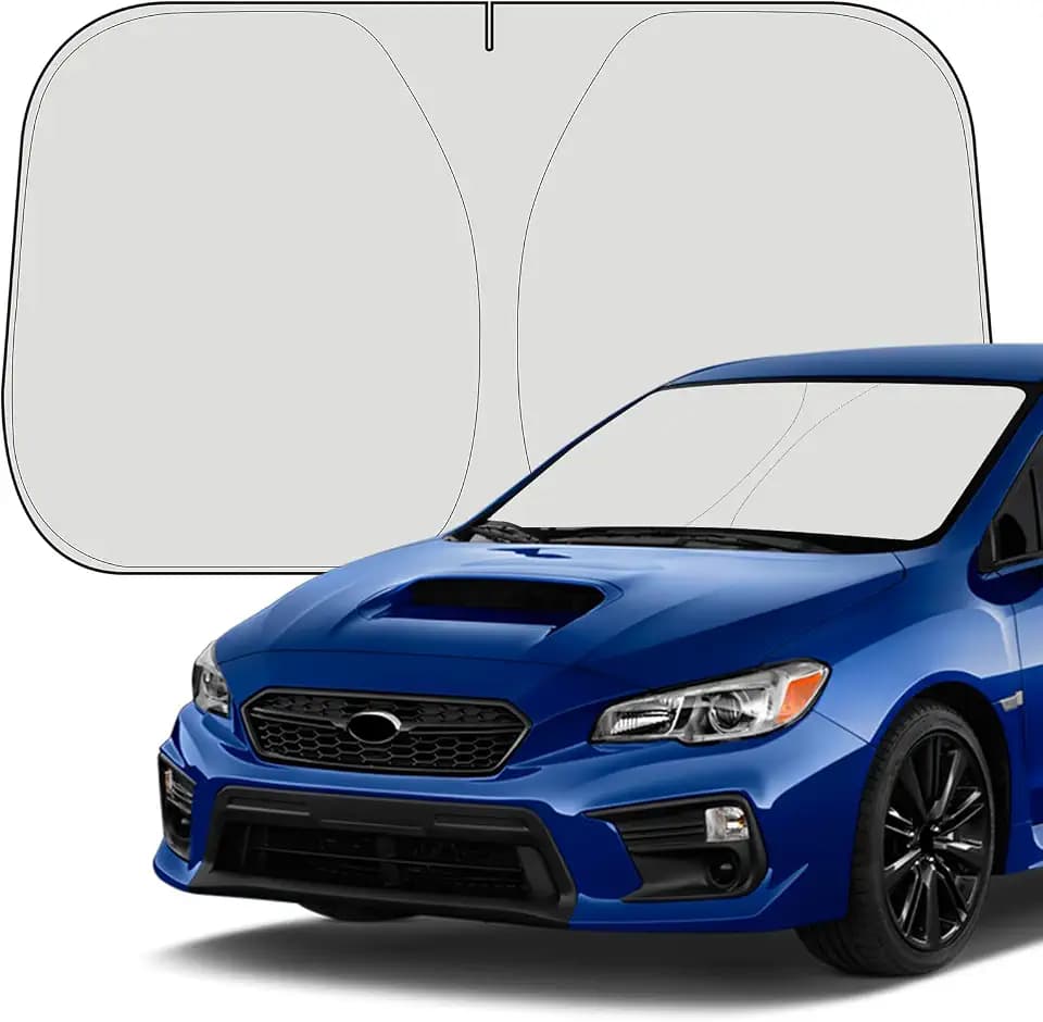 Windshield Sunshade Compatible with Subaru WRX Blocks UV Rays Sun Visor Protector Foldable Front Window Sun Shield (for WRX)