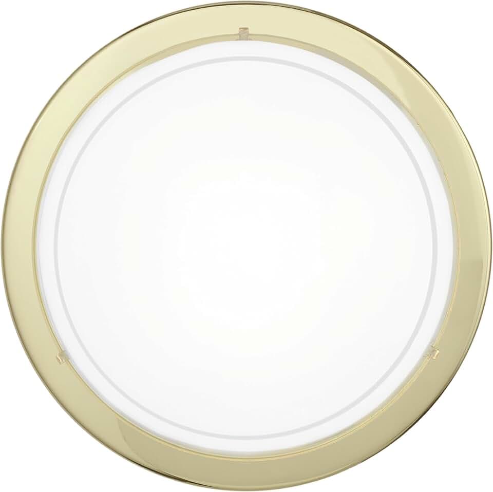 EGLO Deckenlampe Planet 1, 1 flammige Wandleuchte, Deckenleuchte aus Stahl
