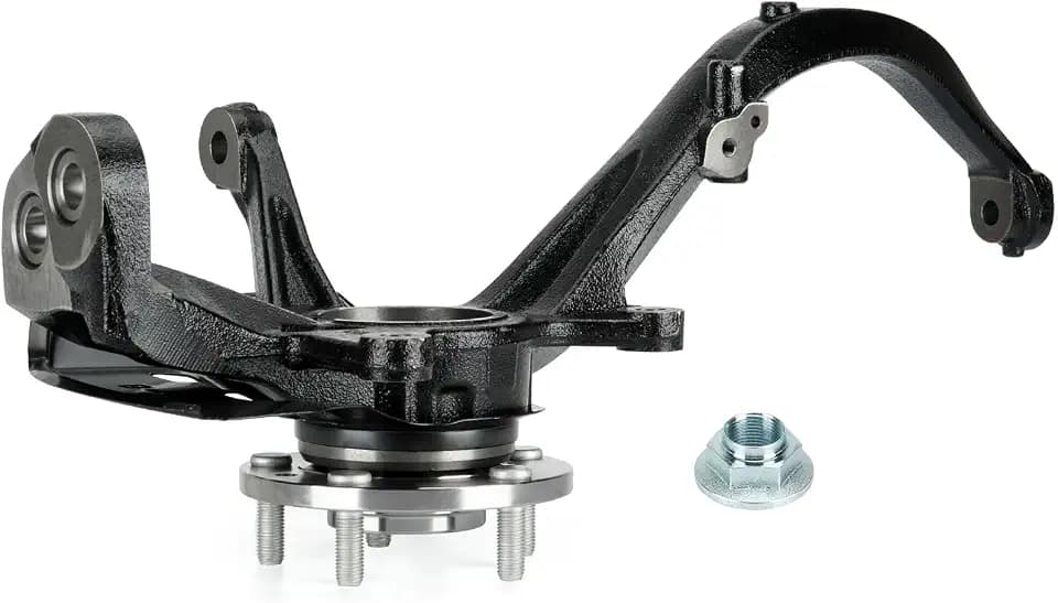 Front Left Steering Knuckle & Wheel Bearing Hub Assembly for Ford Fusion 2006-2012, Mercury Milan 2006-2011, Lincoln MKZ 2007-2012, Zephyr 2006, 698-409 698409, Driver Side