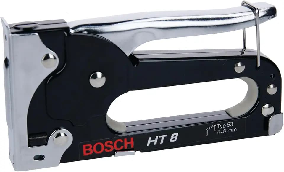 Bosch Professional Handtacker HT 8 (für Holz, Klammertyp 53, 4-8 mm)