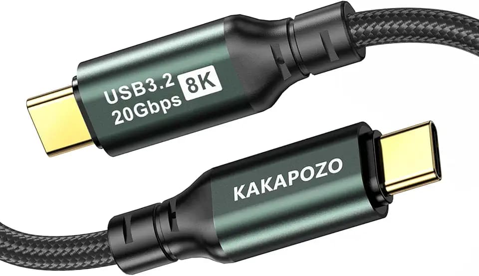 USB C 3.2 Gen 2x2 Video Cable for Monitor - 6.6FT / 2M