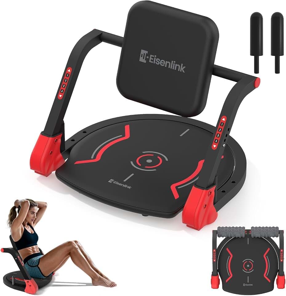 Eisenlink Sit Up Machine, Upgraded Ab Machine for Home Gym Core Workout