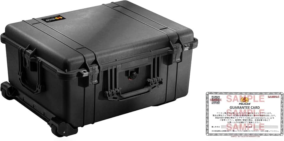 Pelican 1610 Case With Foam (Black)