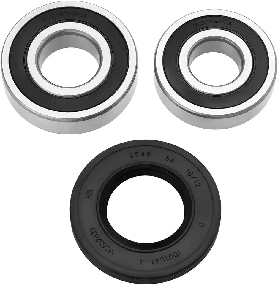 1 Set Kugellager Und Dichtungssatz für Waschmaschine Lager 6306 6307 2RS Wellendichtung 45x84x10/12 Reparatursatz Kompatibel mit Samsung-Waschmaschine