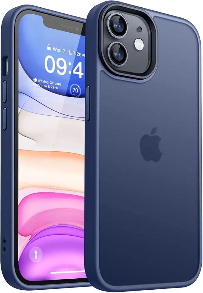 CANSHN Matte Shockproof for iPhone 11, Deep Blue