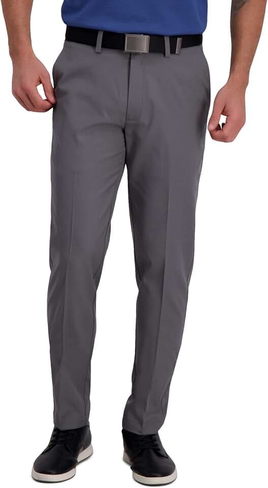 Haggar Men's Slim Fit Cool Right Casual Dress Pant