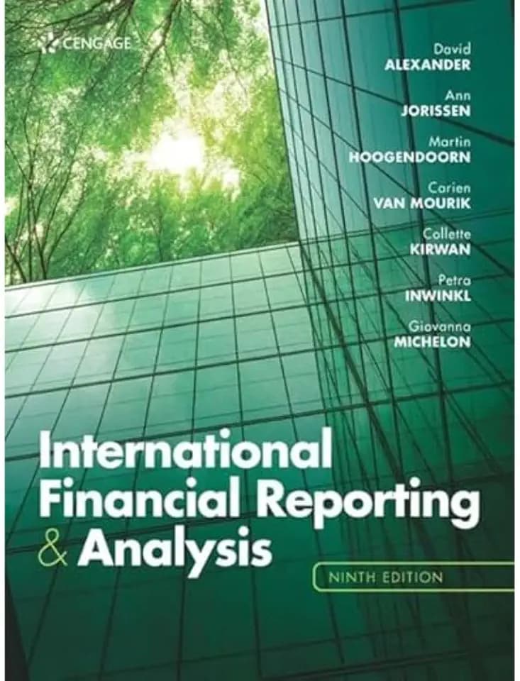 International Financial Reporting and Analysis