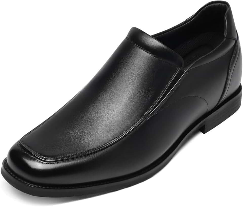CHAMARIPA Men's Invisible Height Increasing Loafers - 2.76" Taller