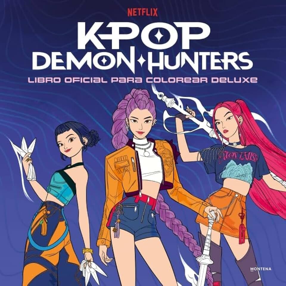 KPop Demon Hunters - Libro oficial para colorear deluxe (Montena)
