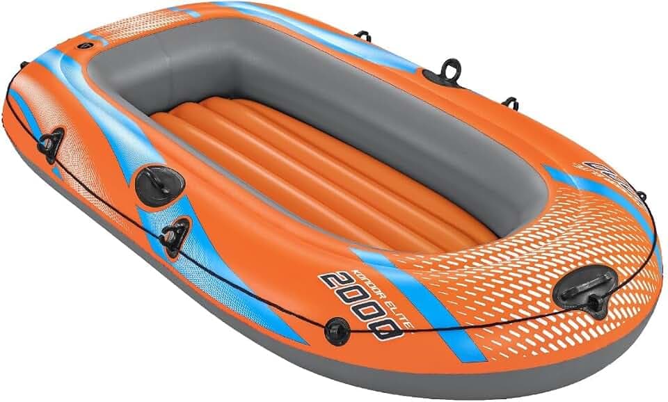 Bestway Aufblasbares Boot, Kondor Elite 2000, EIN-Mann-Raft, robuste Griffe, ineinandergreifende Ventile, mehrere Größen