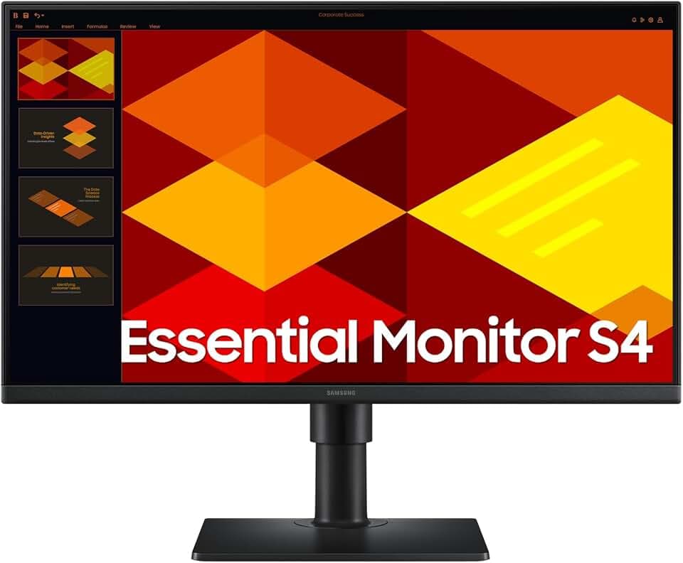 Samsung S24d400gau Monitor Pc 61 Cm [24] 1920 X 1080 Pixel Full Hd Lcd Nero (samsung 24 S40gd Full Hd Monitor)