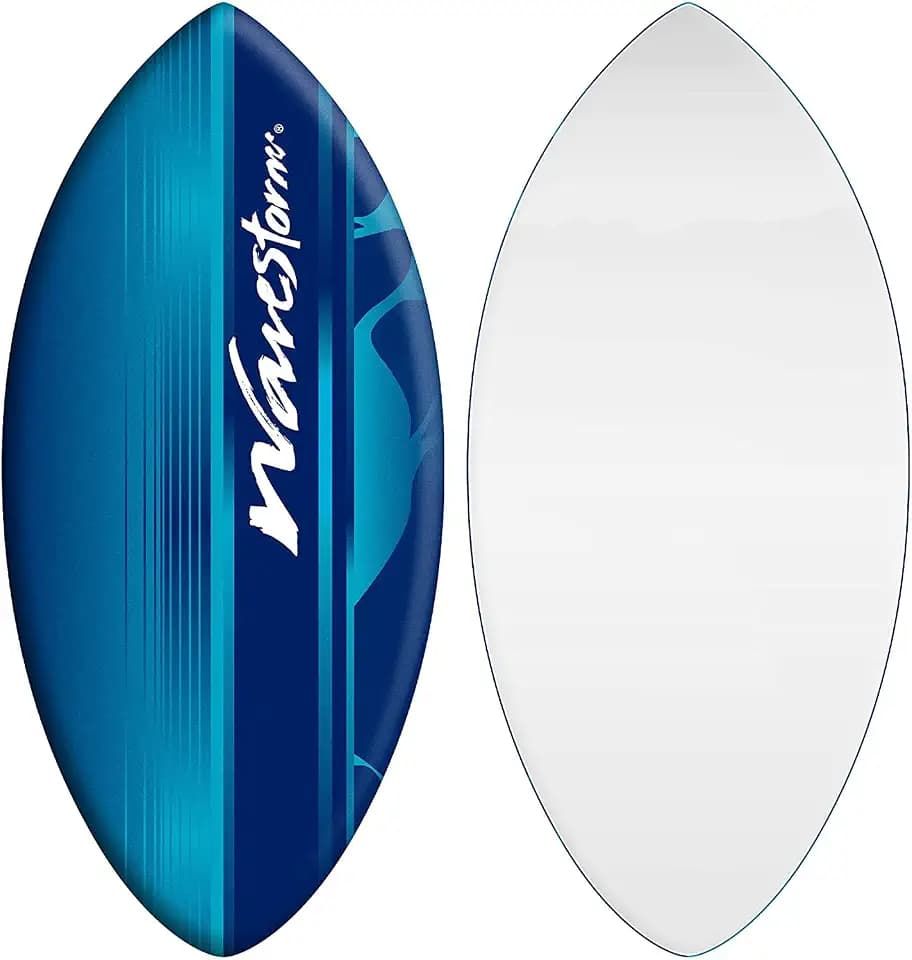 Wavestorm Foam Skimboard 48" | Skimboard for Beginners and All Skimming, Surfing and Bodyboard Levels, Blue Skimboar