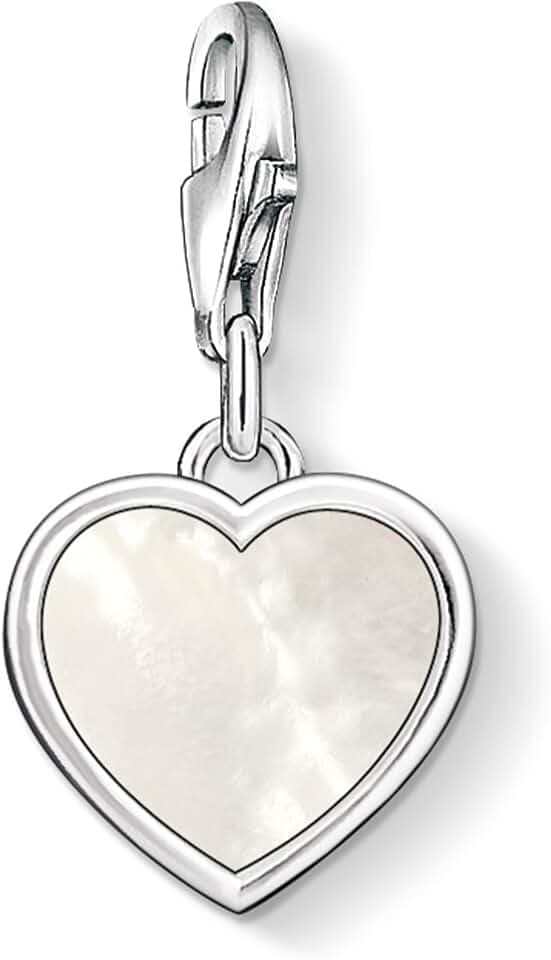 THOMAS SABO Charm Club Original love theme with Lobster Clasp 925 Sterling Silver Jewellery Compatible with Bracelets & Necklaces