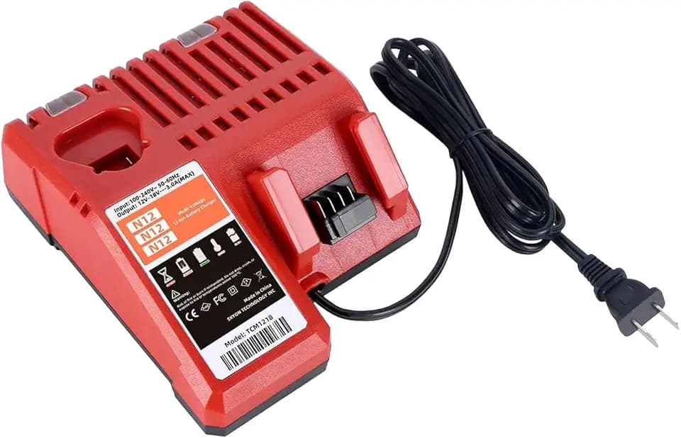 HOCHSTERN 12V & 18V Charger Replacement for Milwaukee 12V 18V Charger