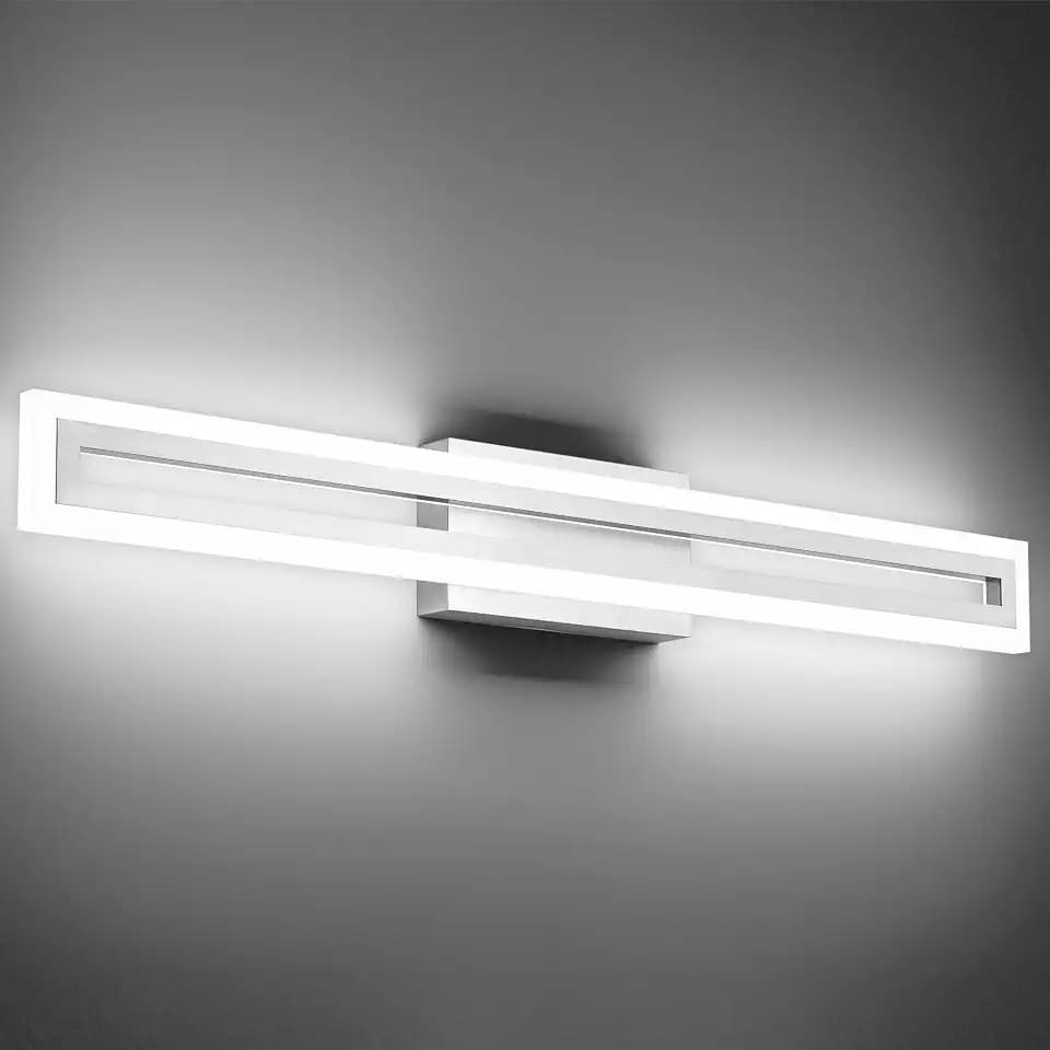 SOLFART Brushed Nickel Bathroom Vanity Light