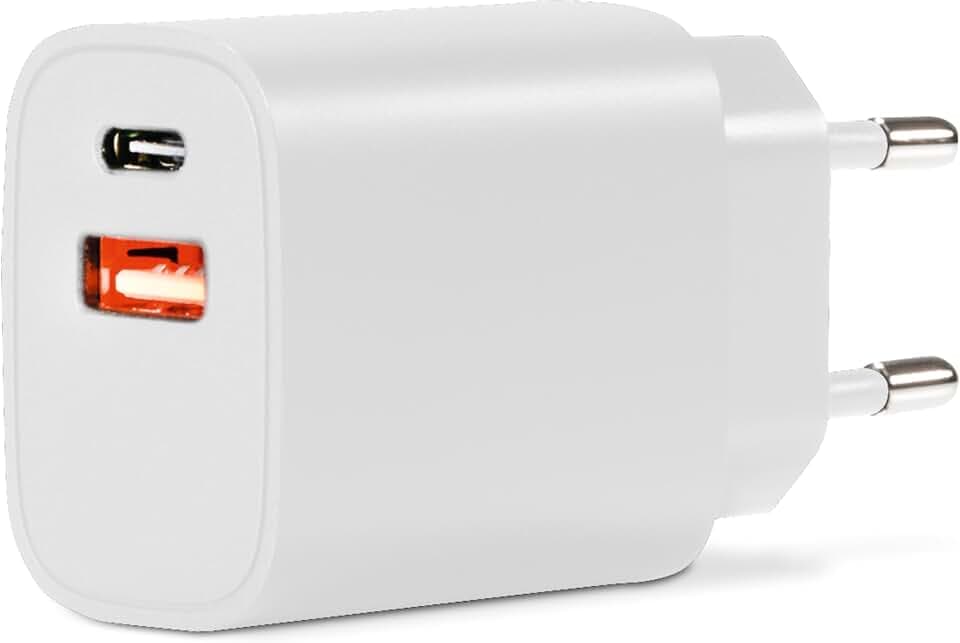 TechniSat USB-C Netzteil - 2 Port Schnellladegerät, Weiß