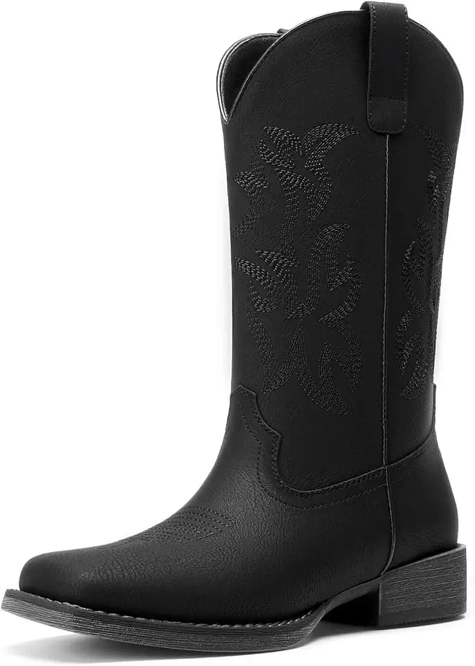 DREAM PAIRS Cowboy Cowgirl Boots for Women