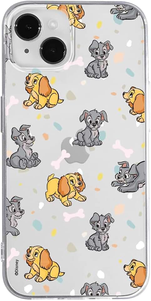 ERT GROUP Handyhülle für Apple iPhone 14 Plus Original und offiziell Lizenziertes Disney Muster Lady and The Tramp 002 optimal an die Form des Handy angepasst, teilweise transparent