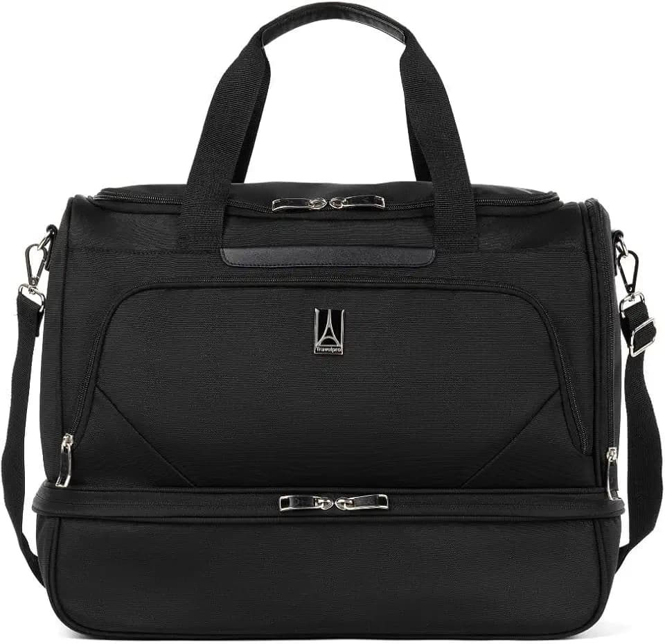 Travelpro Maxlite 5 Softside Carry-On Weekender Duffel Bag, Black, 19-Inch