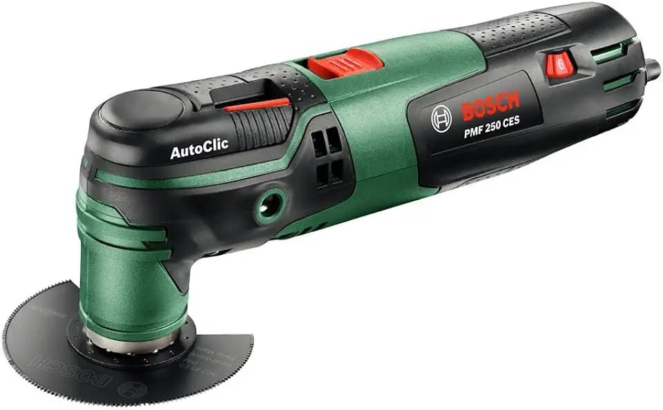 Bosch Multifunktionswerkzeug PMF 250 CES (250 Watt, für Starlock Zubehör, im Koffer)