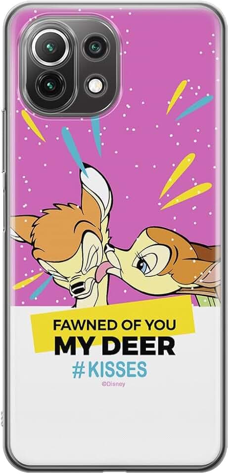 ERT GROUP Handyhülle für Xiaomi 11 Lite 4G/5G Original und offiziell Lizenziertes Disney Muster Bambi 012 optimal an die Form des Handy angepasst, hülle aus TPU