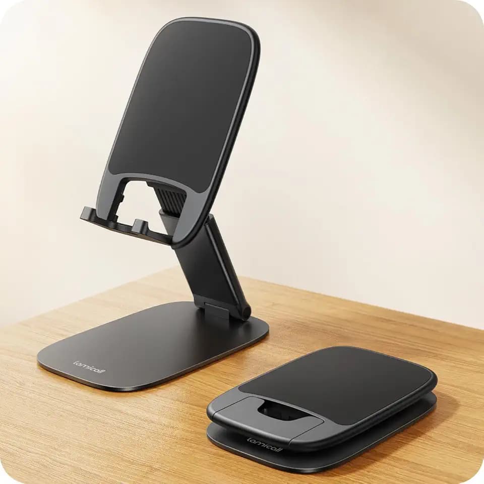 Lamicall Ultra-Thin Foldable Cell Phone Stand for Desk