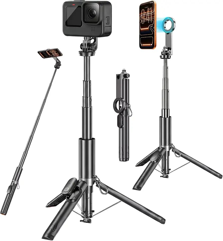 163cm Auto Pop Open Magnetischer Selfie Stick für Handy Kamera